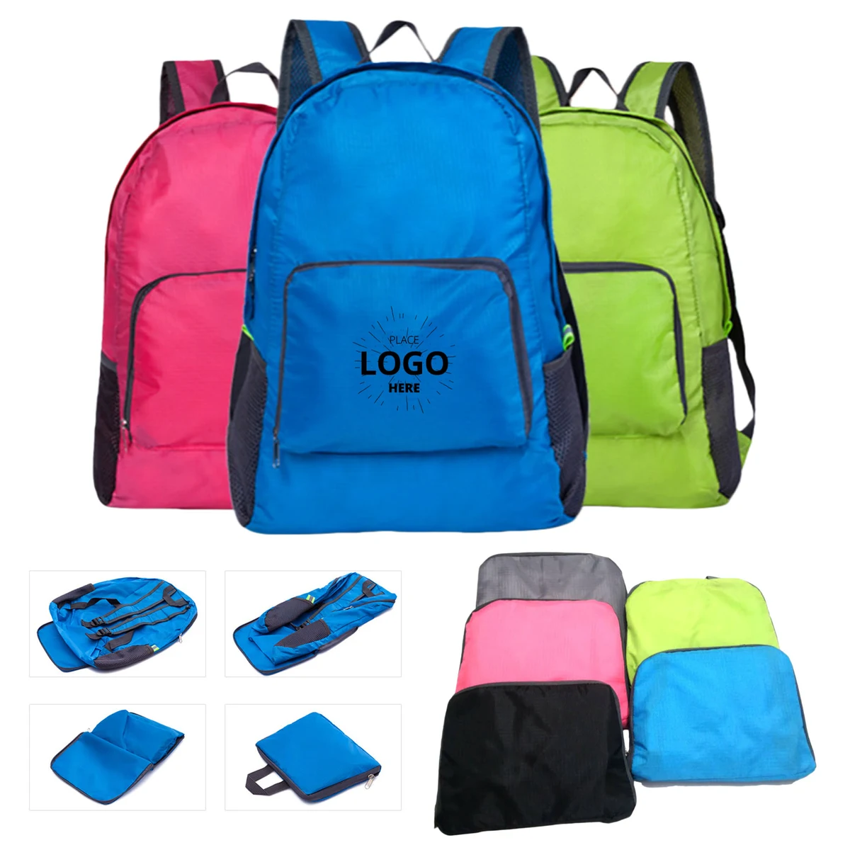 Custom Waterproof Lightweight Packable Backpack Daypack 1