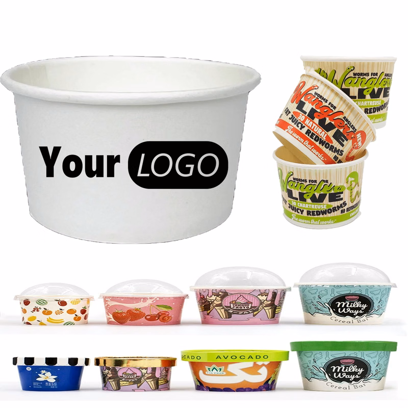 4oz Ice Cream Paper Serving Cup