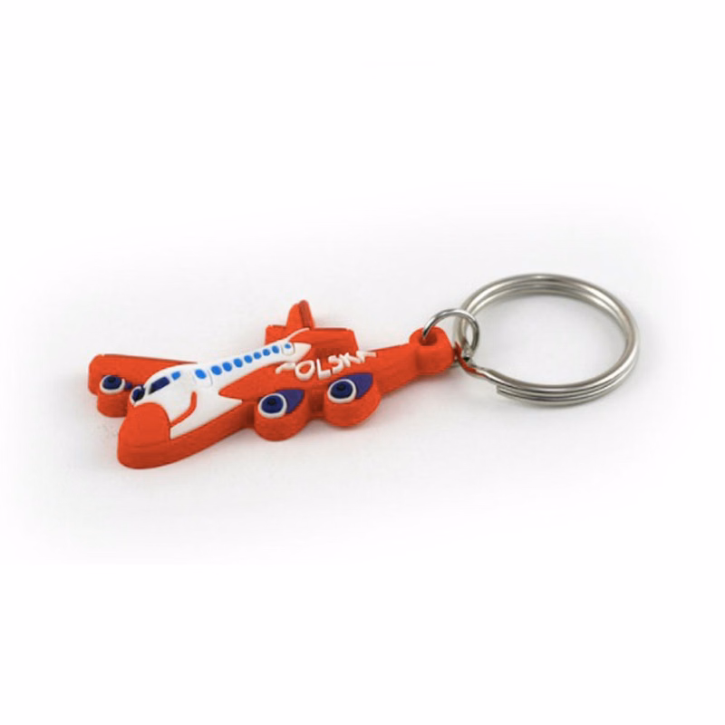3D rubber keychain