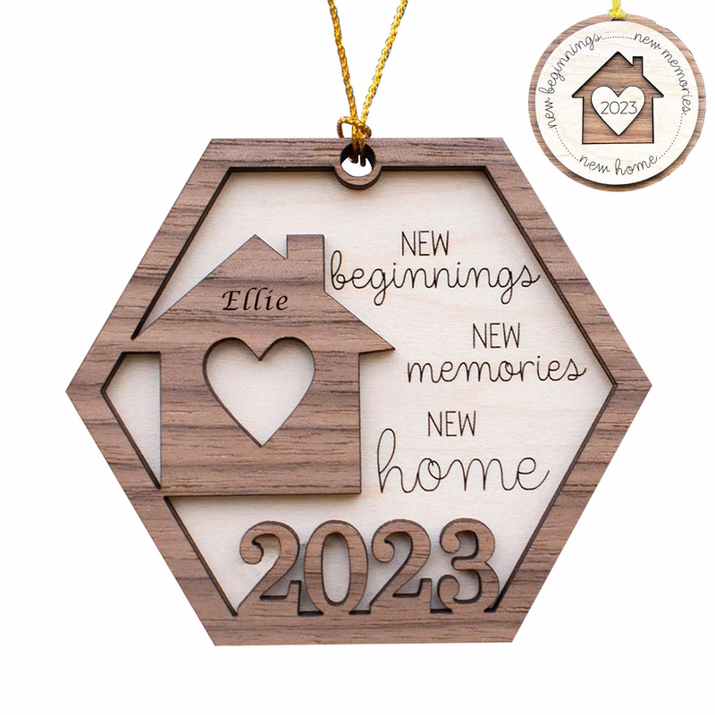 Housewarming Christmas Ornament 2023 Décor