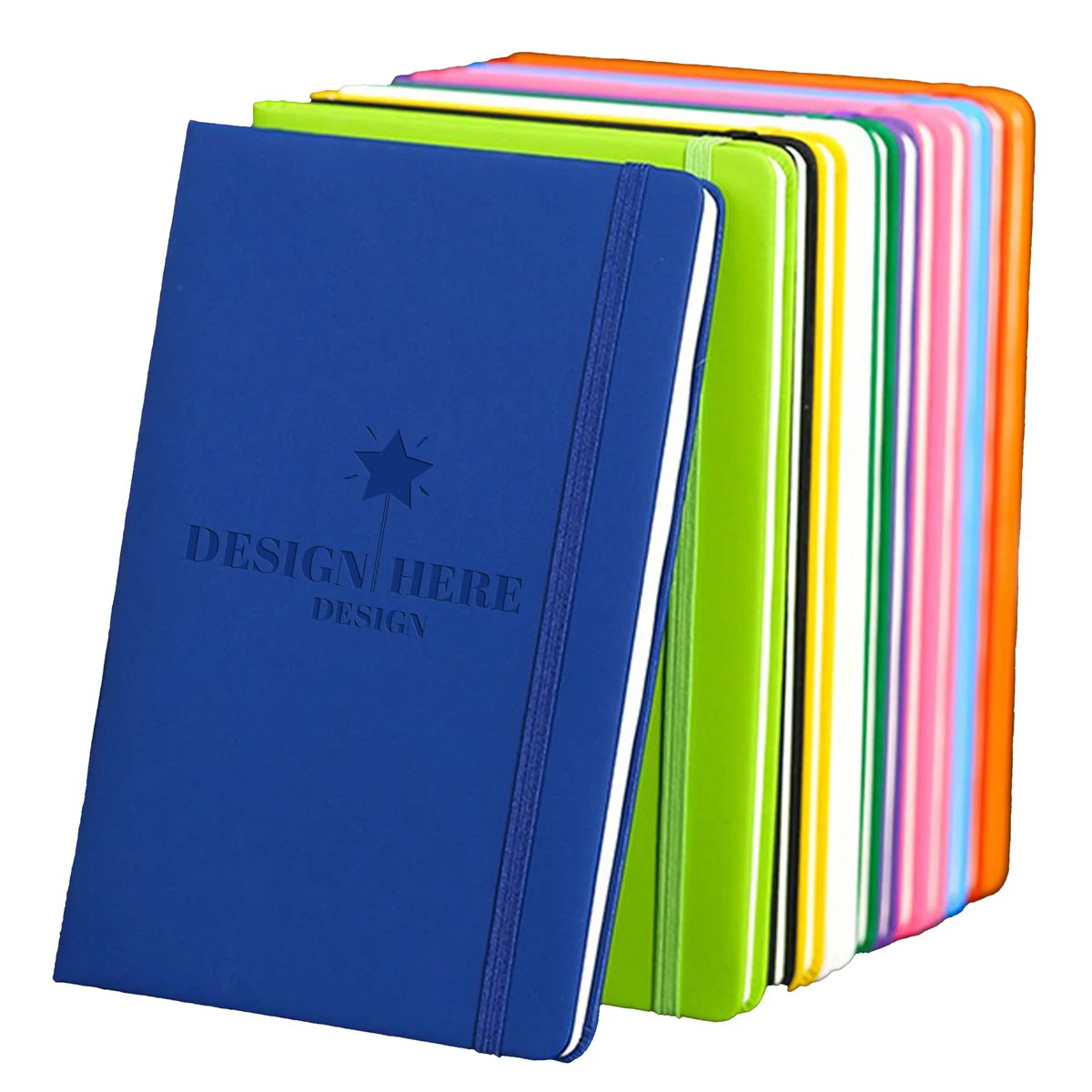 A5-sized notebook with 12-color PU material 1