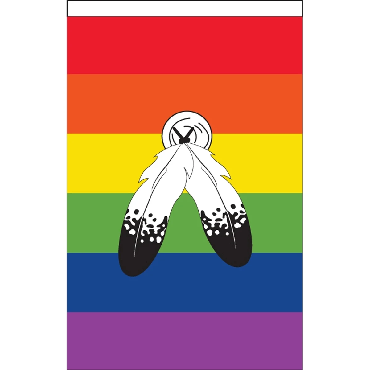 Two-Spirit Deluxe Garden Flag 1