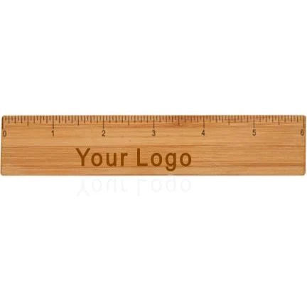 Natural Bamboo 6" Ruler 1