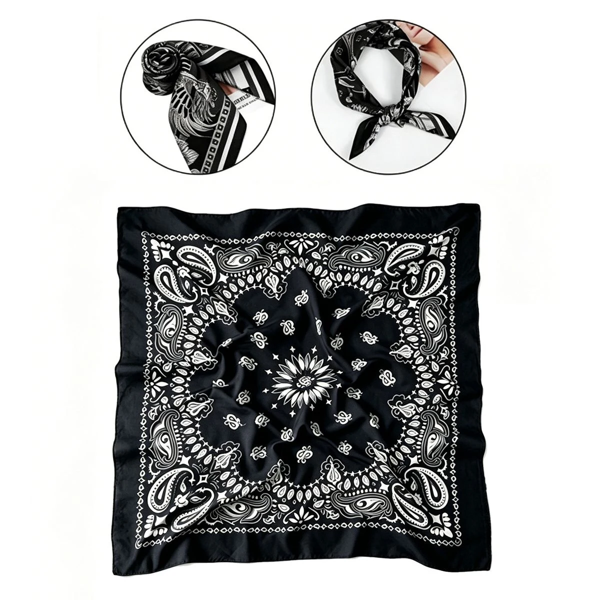 Soft Imitation Silk Neck Scarf 1