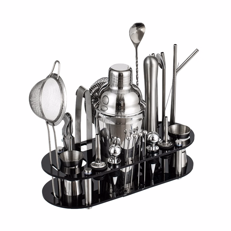 23Pcs Bartender 16.9OZ Cocktail Shaker Set