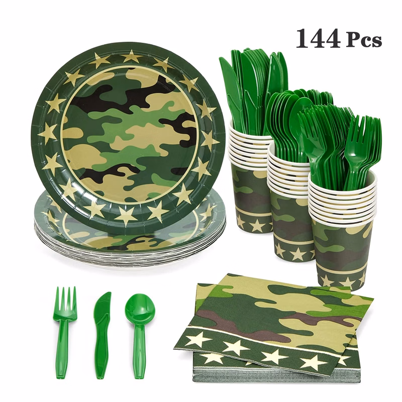 Camo Party Decorations