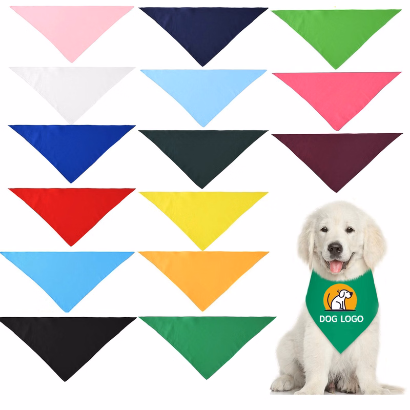 Polyester Pet Bandana Custom Small Medium Large
