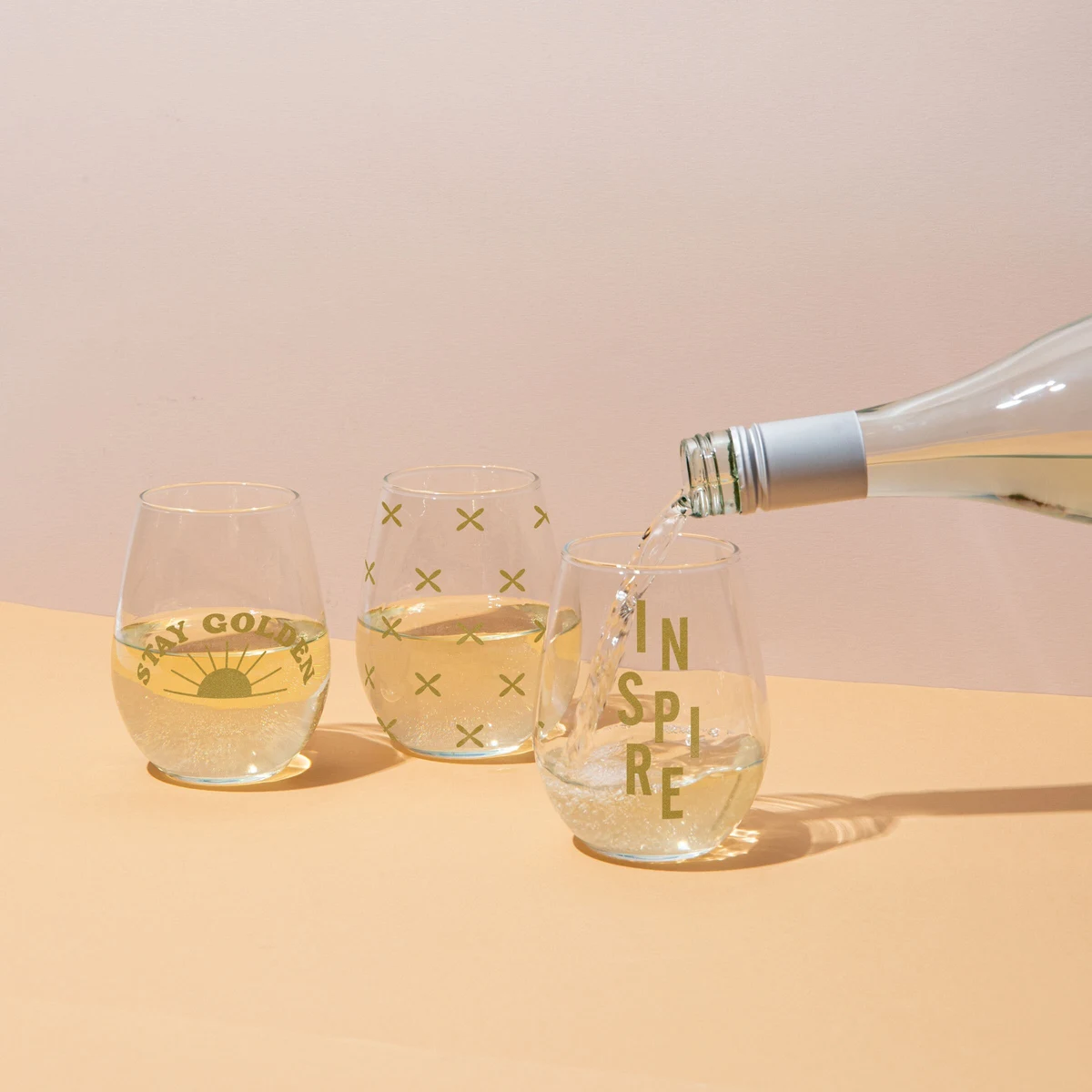 11.75 OZ. STEMLESS WINE GLASS 1