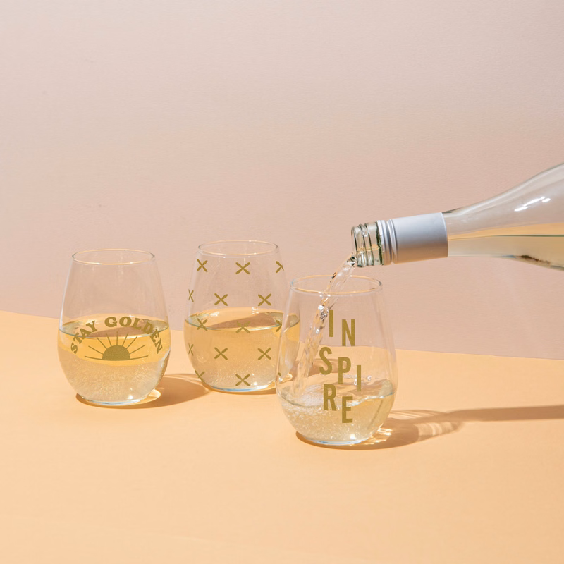 11.75 OZ. STEMLESS WINE GLASS