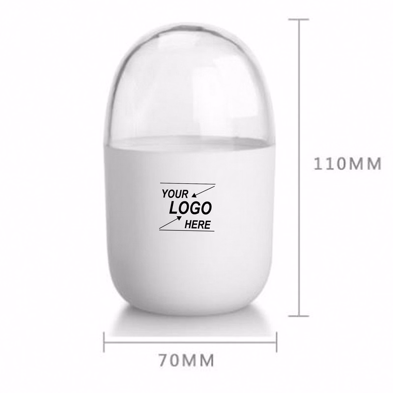 Clear Acrylic Cotton Swab Holder with Lid