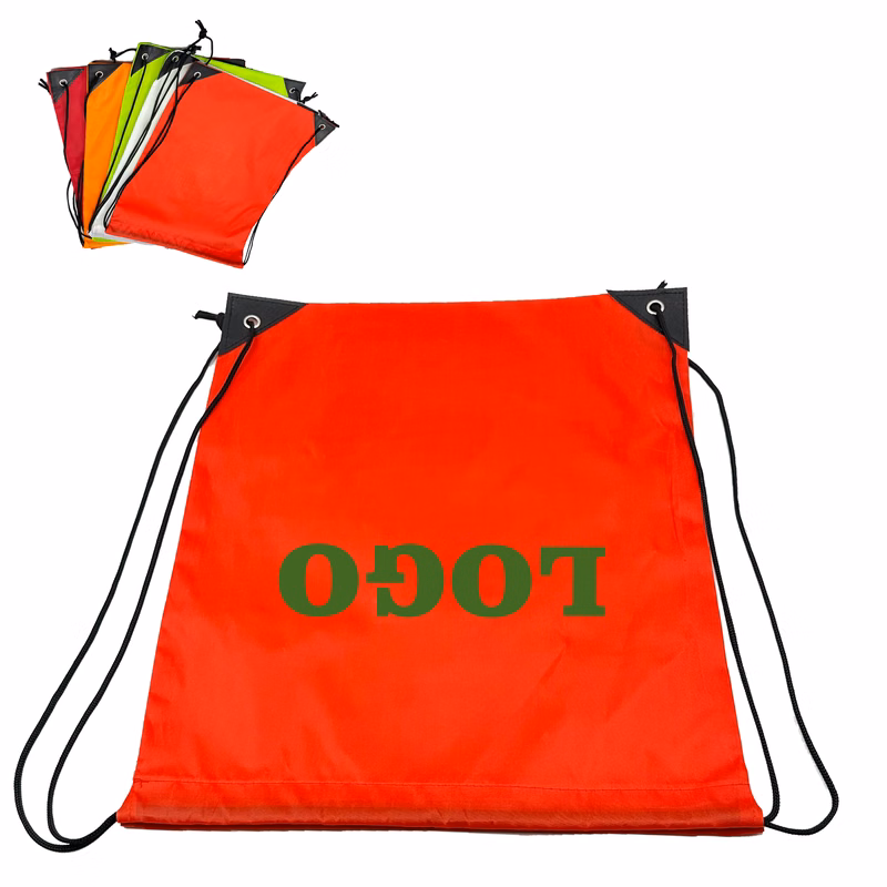 210D Polyester Drawstring Backpack MOQ 50PCS