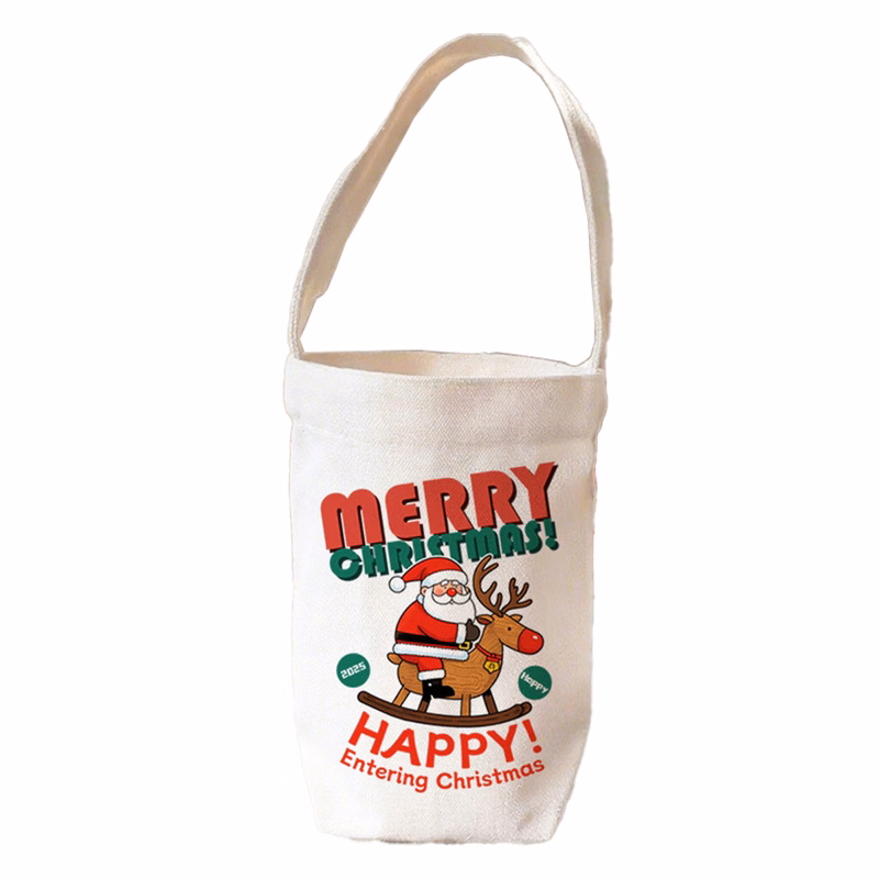 Christmas Handheld Canvas Vacuum Cup