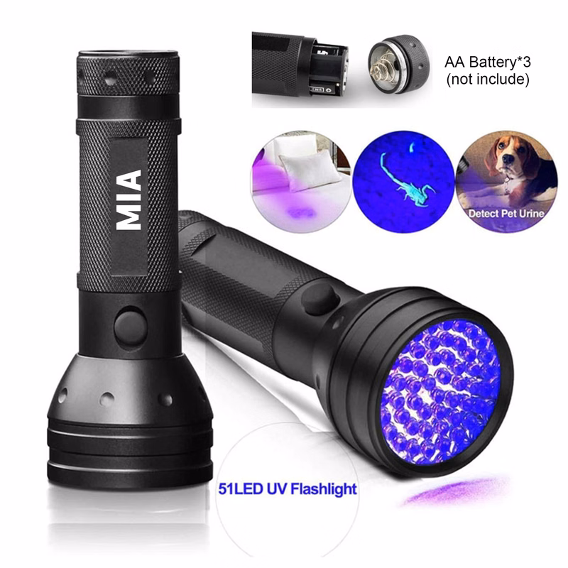 51 Led Ultraviolet Blacklight Detector