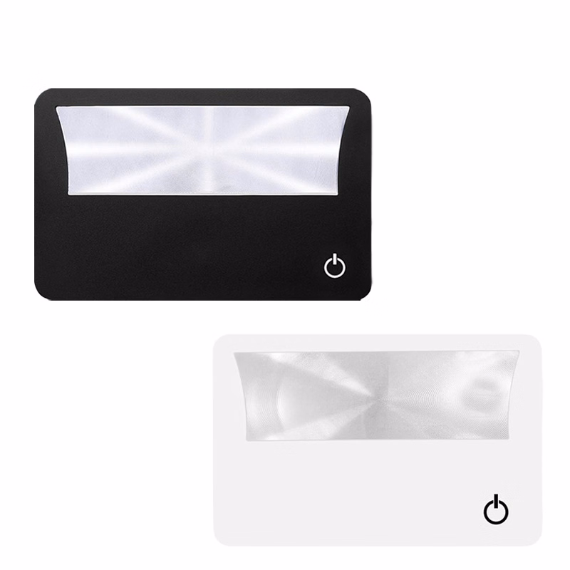 PVC Credit Card Magnifier With LED Flashlight