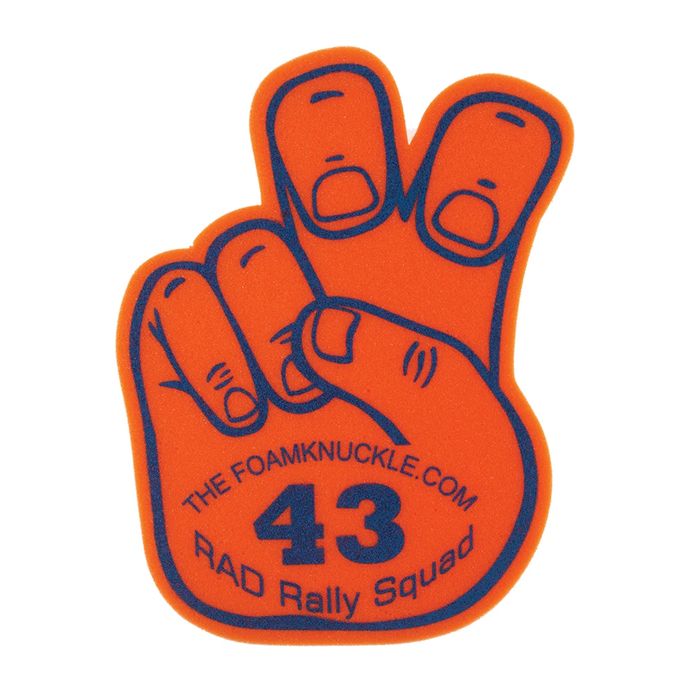 15" Bent Fingers Foam Mitt 1