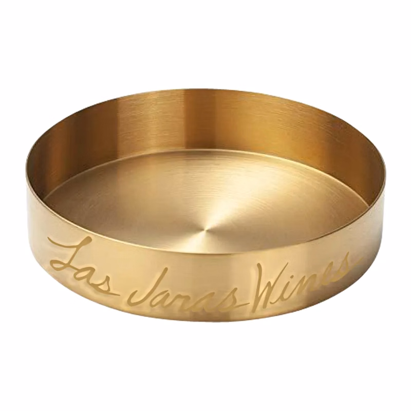 Gold Wine Bottle Coaster
