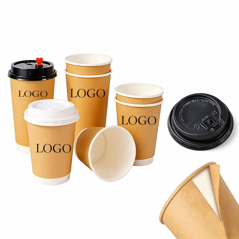 16 OZ Disposable Double-Wall Coffee Cup