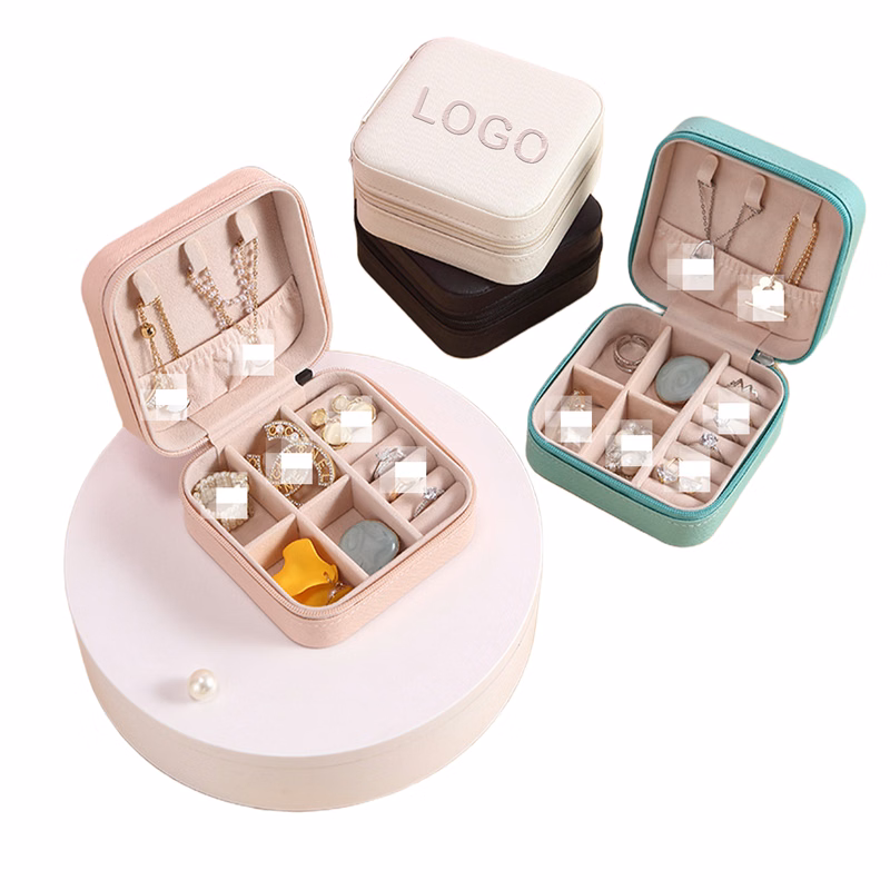 PU Leather Multi-Layer Jewelry Organizer