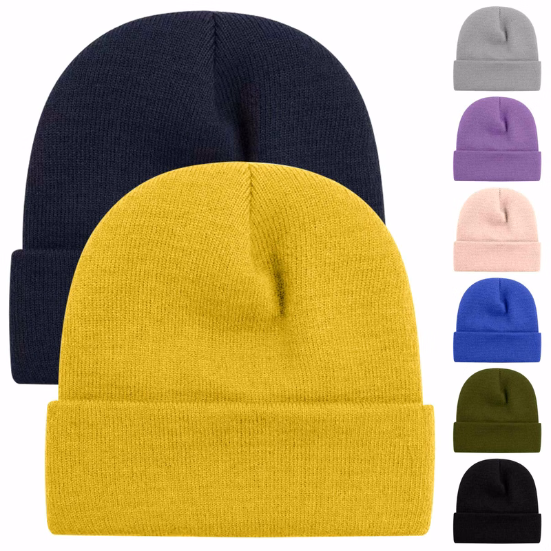 Jacquard Knitting Beanies Hats