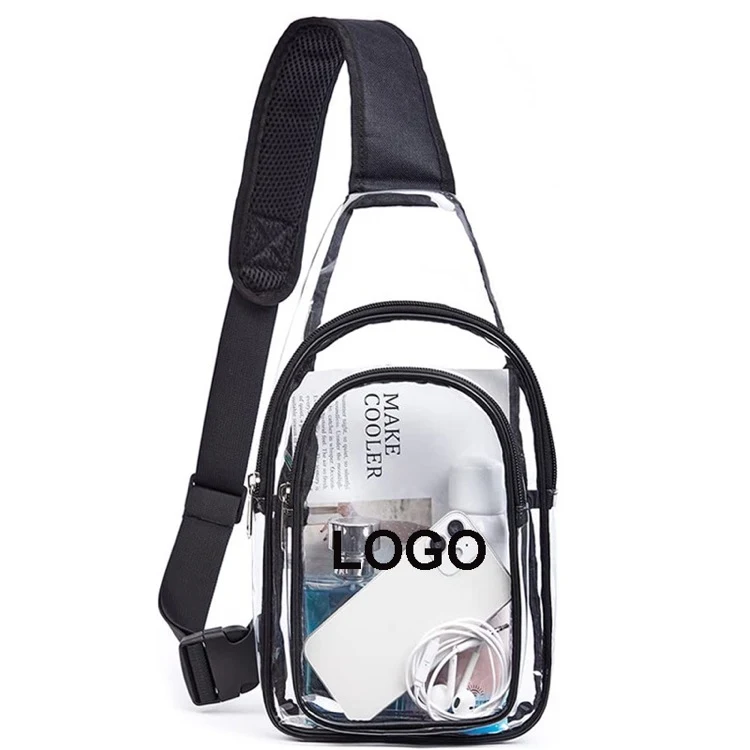 Mini Clear Sling Bag PVC Crossbody Shoulder Backpack 1