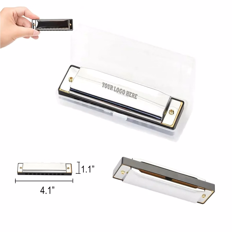 Custom 10 Holes Harmonica With Case MOQ50