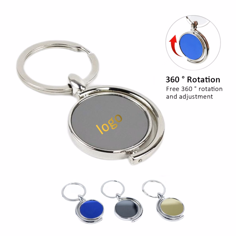 Rotatable Metal Keychain