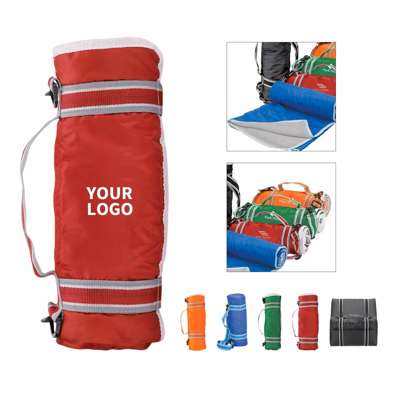 Roll Up Fleece Picnic Blanket 57" x 48"
