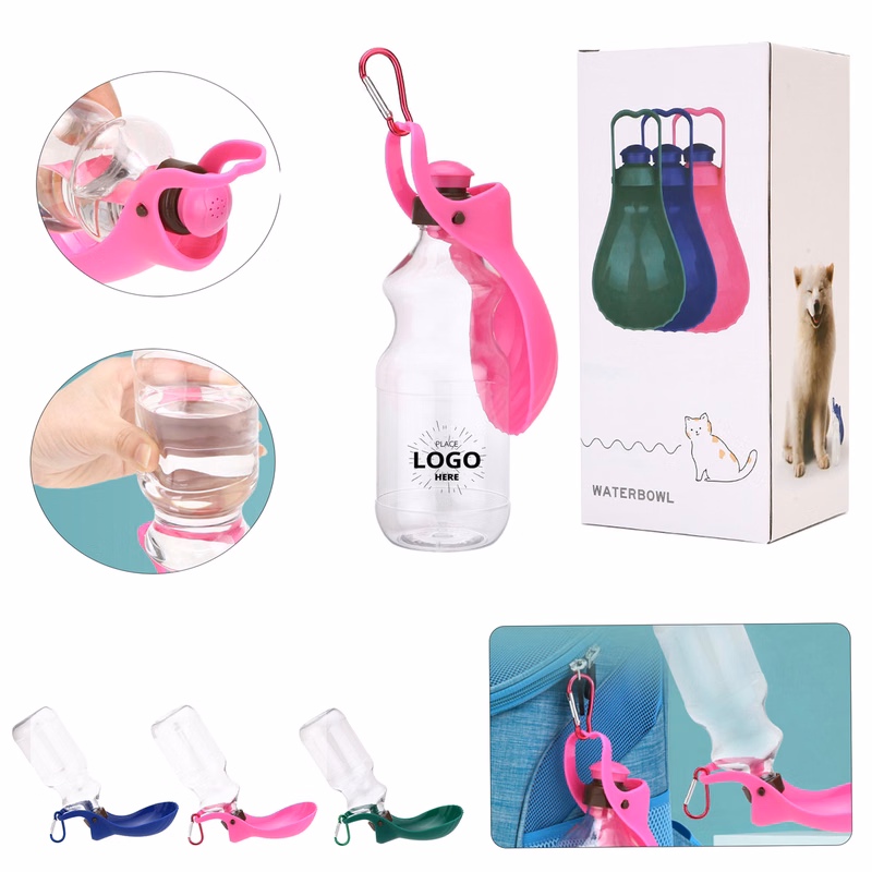 Leak Proof Travel Pet Water Bottle with Carabiner
