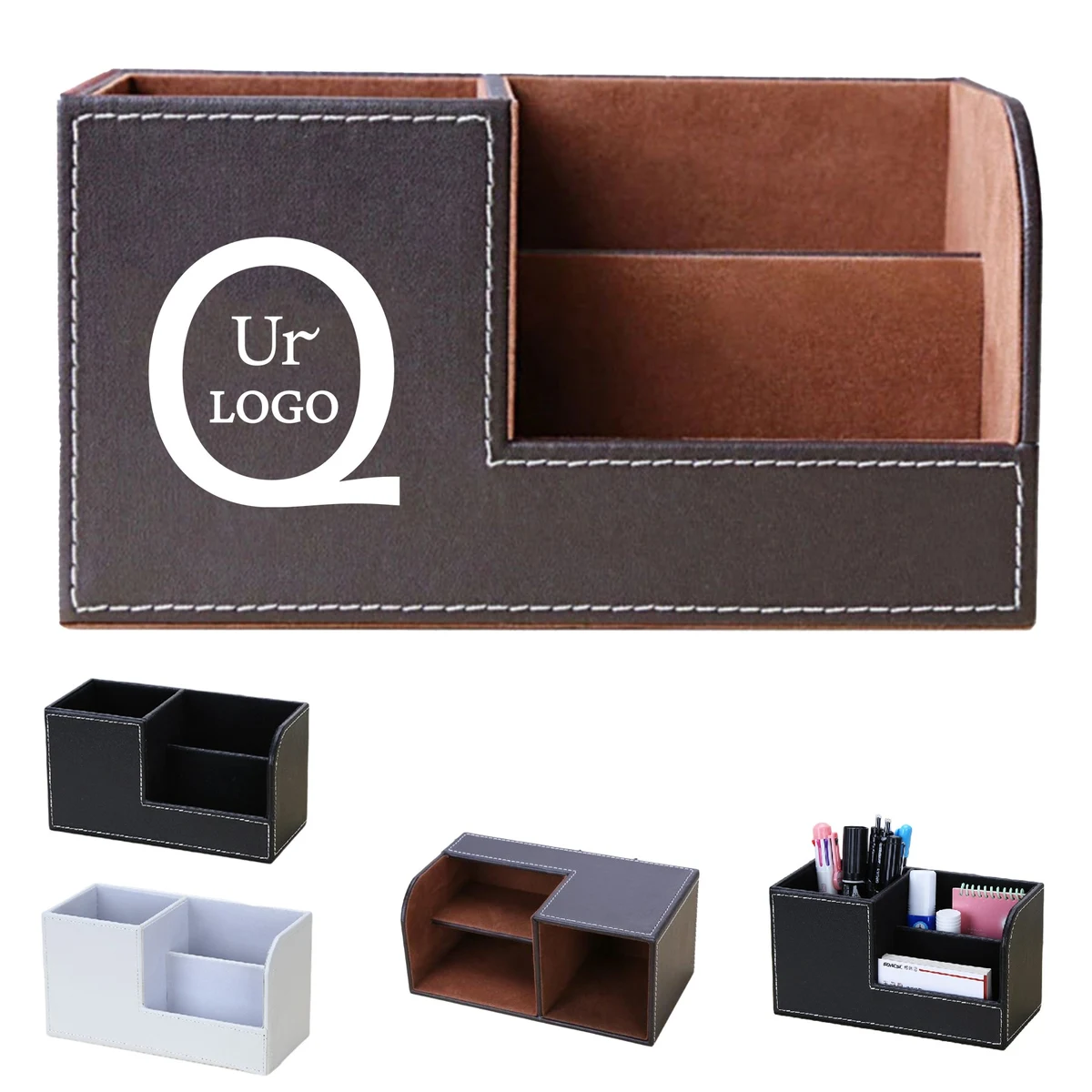 Office Desktop Organizer W/ Compartments 1