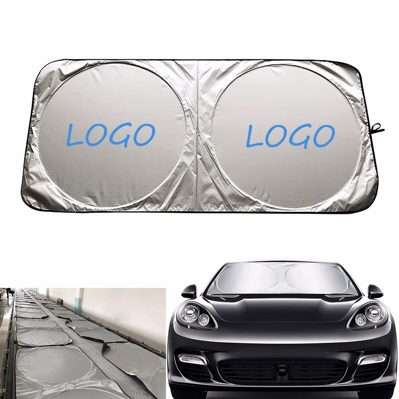 27.5" x 59" Car Folding Front Windshield Sunshade MOQ 50pcs