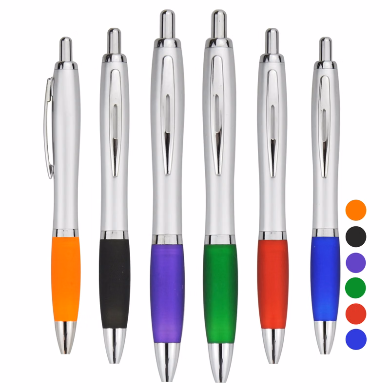 Colored Grip Ballpoint Pen