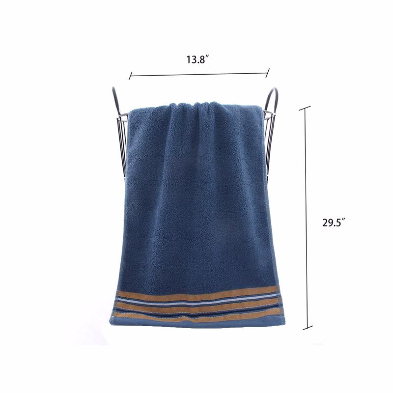 Wide Absorbent Satin Towel 100% Cotton