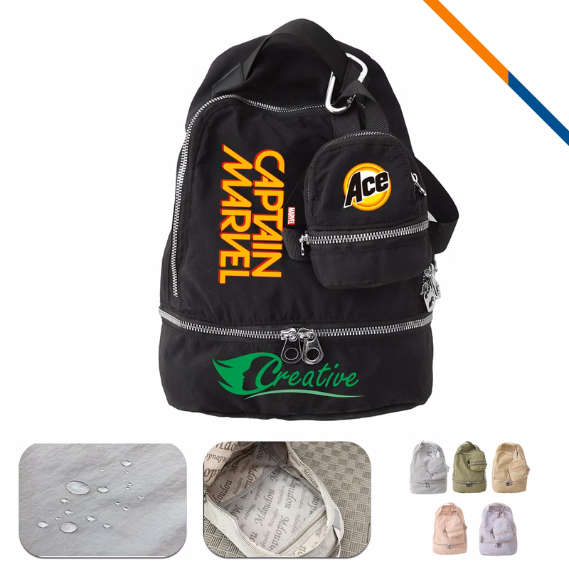 VibePact Backpack With Detachable Coin Purse
