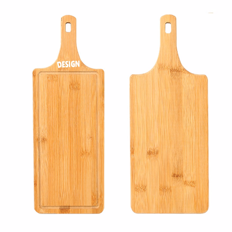 Bamboo Handheld Pizza Board MOQ 100pcs