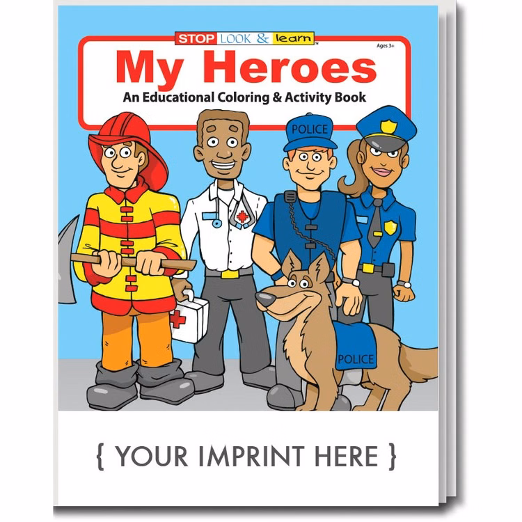 COLORING BOOK - My Heroes Coloring & Activity Book