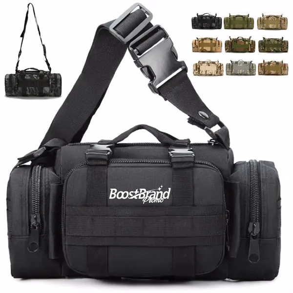 Custom Military Tactical Duffle Bag with MOLLE Webbing — Outdoor Essential