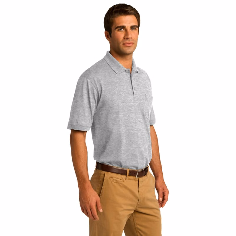 Port & Company Core Blend Jersey Knit Pocket Polo.