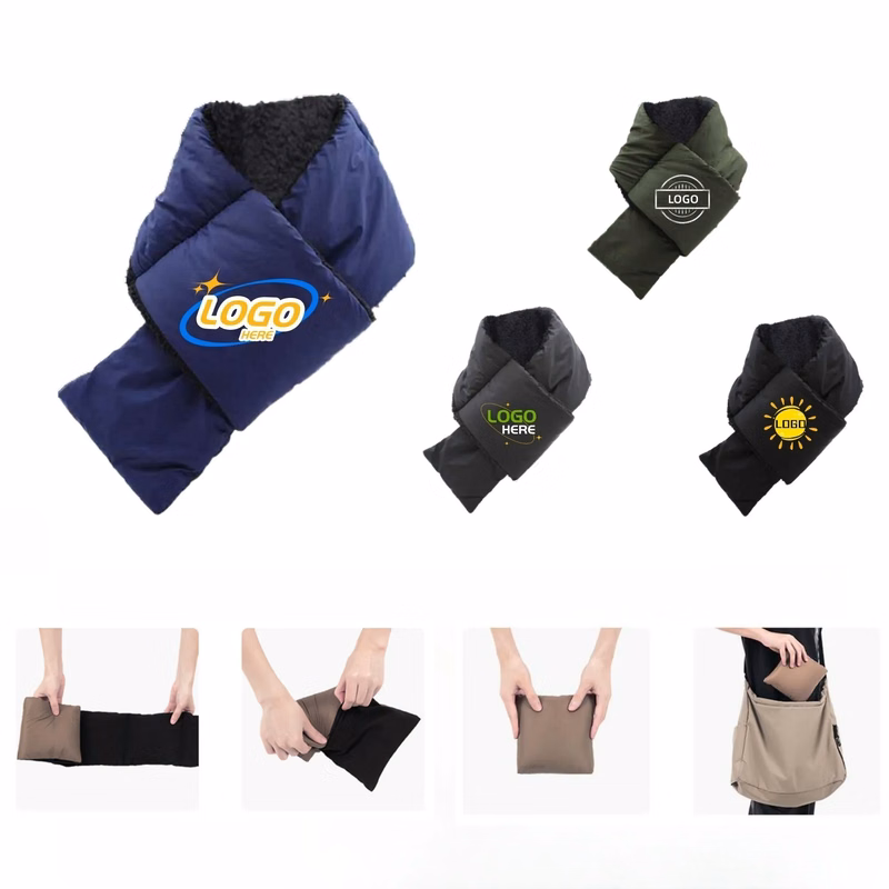 Thickened Winter Scarf Neck Warmer With Cotton Filling MOQ50
