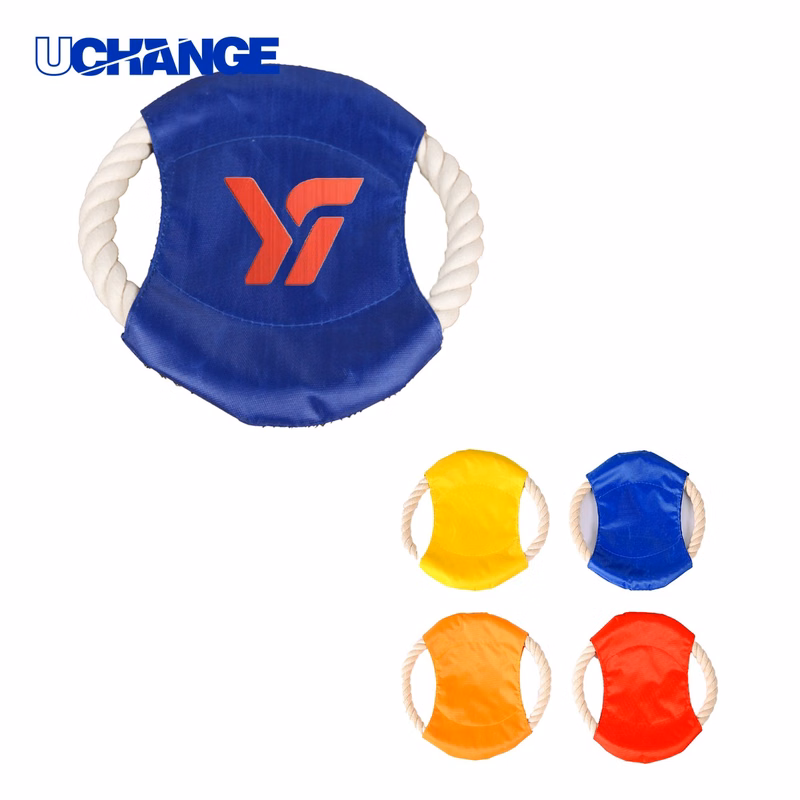 Cotton Rope Pet Flying Disc Toy for Training