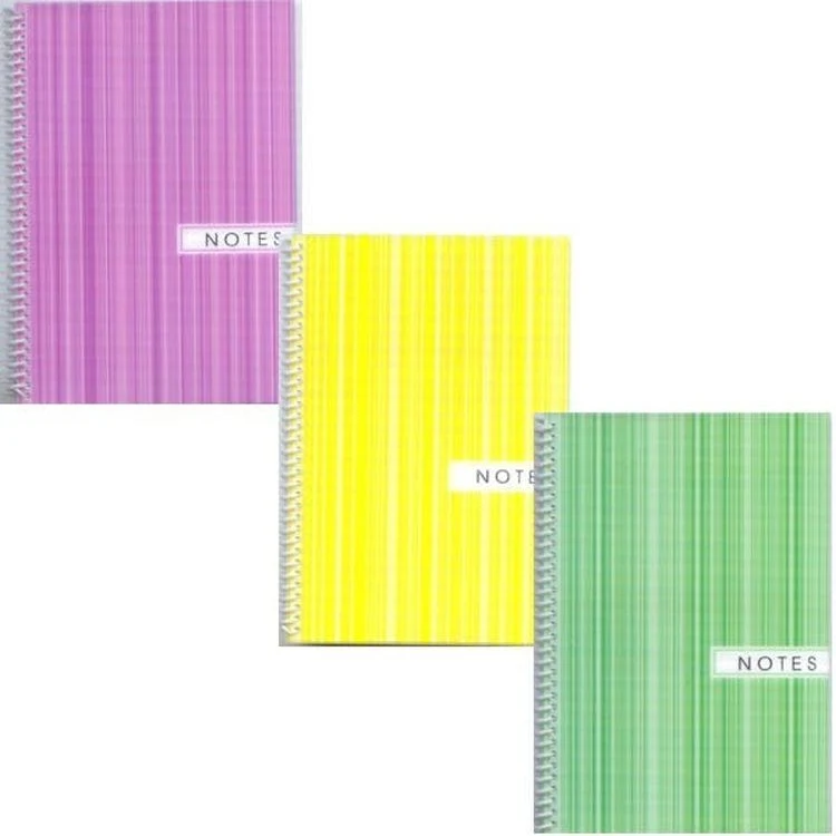 Fat Book Spiral Notebooks - 200 Sheets 4 Colors College Ruled 1