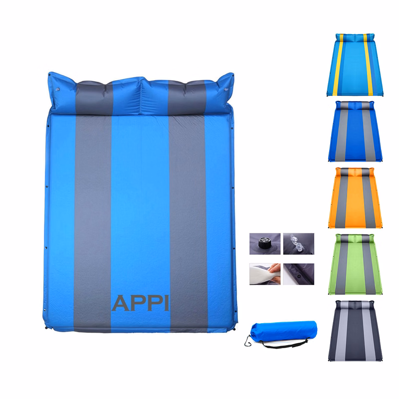 Outdoor Camping Inflatable Sleeping Pad for 2 Person