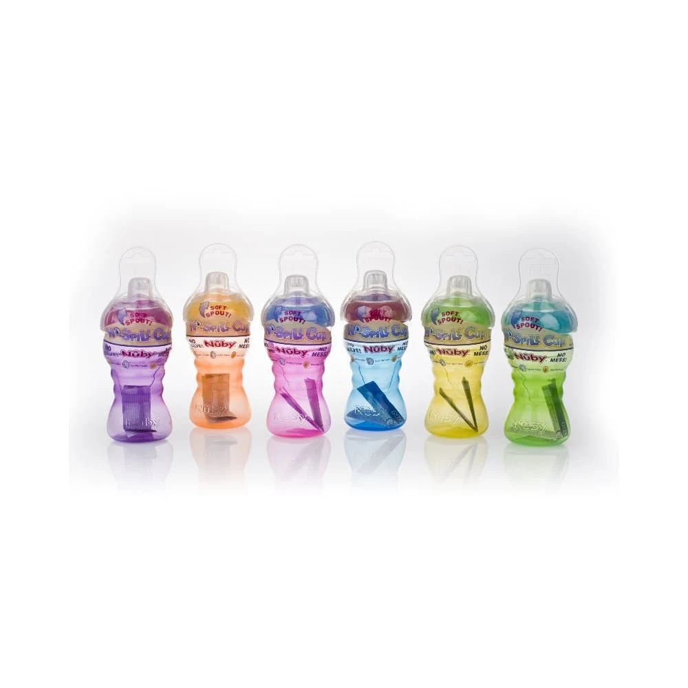 Nuby No-Spill Gripper Cup with Soft Spout - 10 oz 1