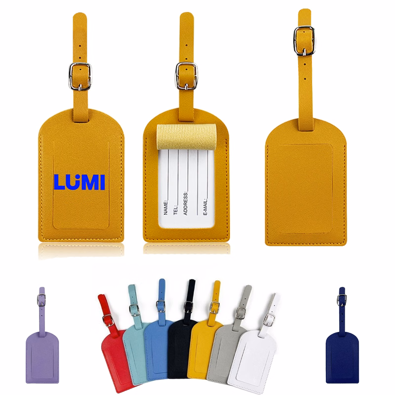 PU Leather Travel Baggage Tag
