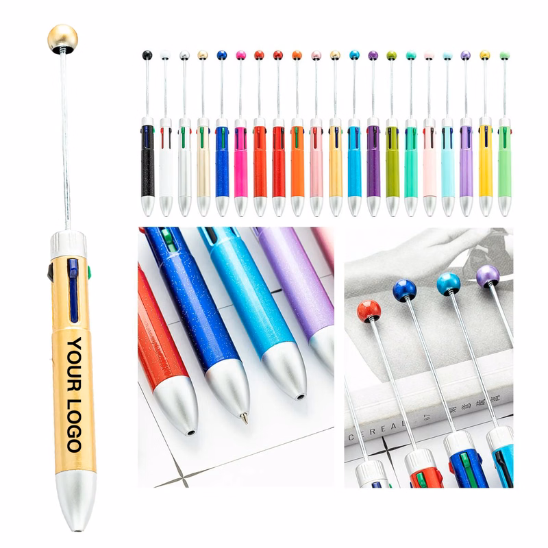 Four Color Retractable Ballpoint Pen for Notes