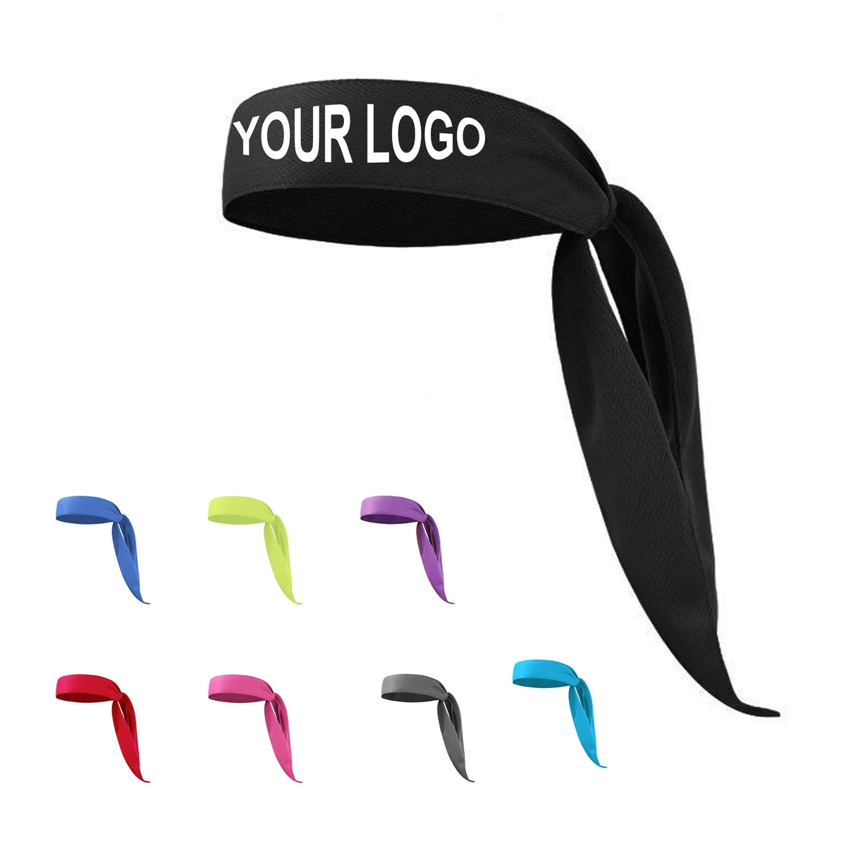Customizable Logo Sports Sweat Absorbing Pirate Headband 1