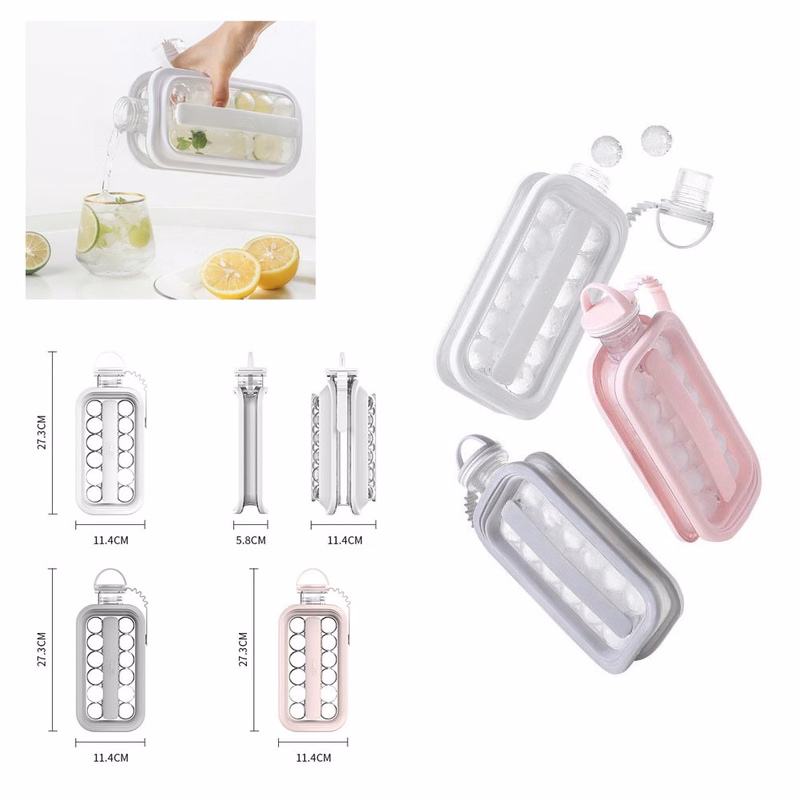 Convenient Reusable Lid Ice Maker Kettle