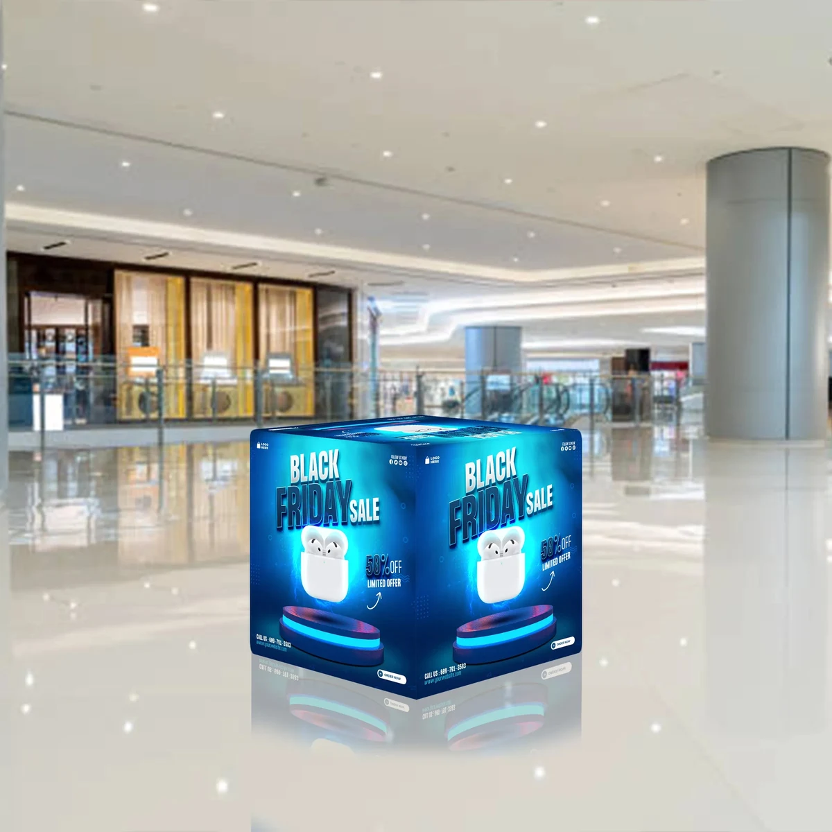 1.6' 3D Cube Displays 1