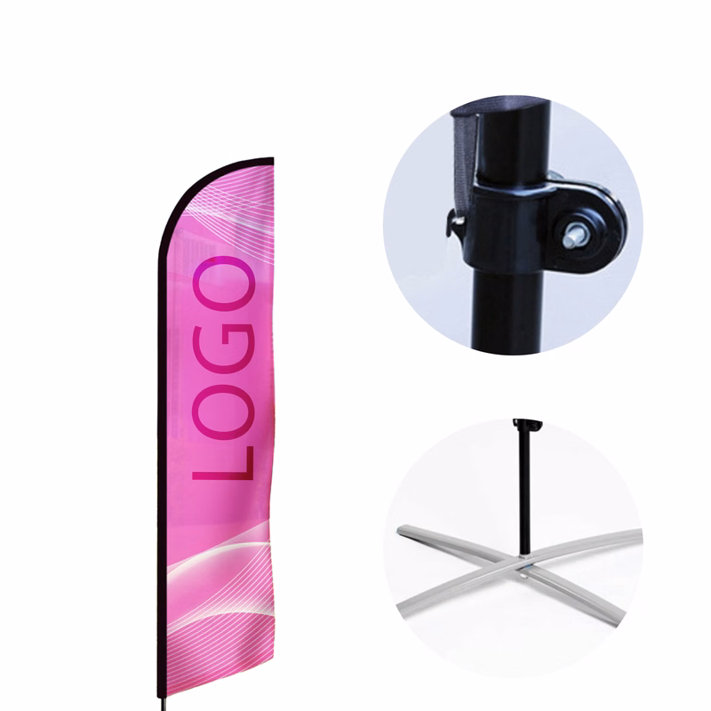 MOQ 10 PCS Unique Knife - Shaped Water - Filled Flag