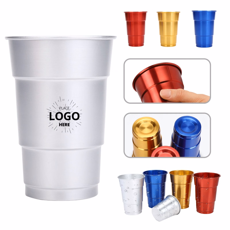 16 oz Stadium Straight Aluminum Cup