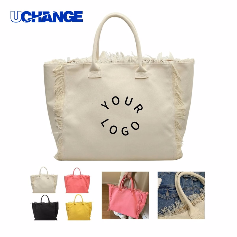 Polyester Fringe Tote Bag Carrier